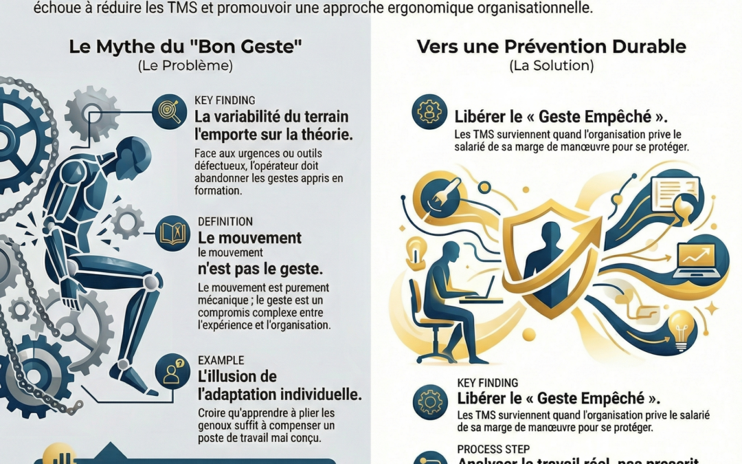 Pourquoi vos formations « Gestes et Postures » ne suffisent pas à enrayer les TMS